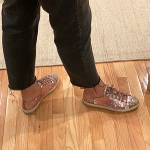 Miu Miu glitter sneakers